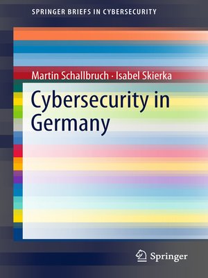 cover image of Cybersecurity in Germany